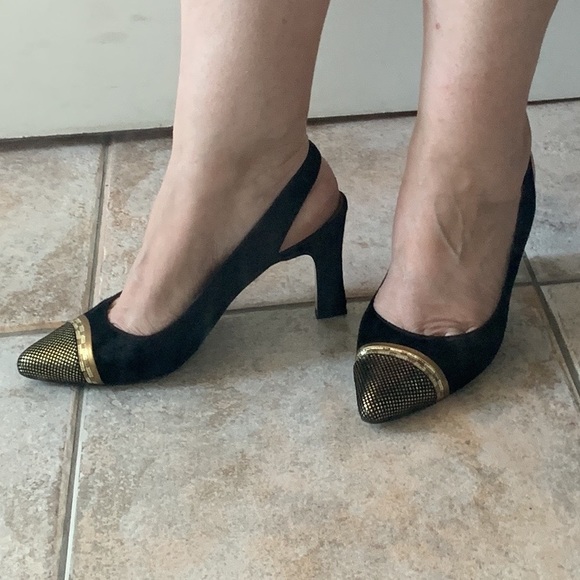 ORO made in Italy woman’s sling back shoes size 38 - Picture 14 of 14